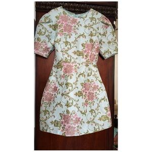 ASOS  Short Sleeve Historical
Jacquard Dress